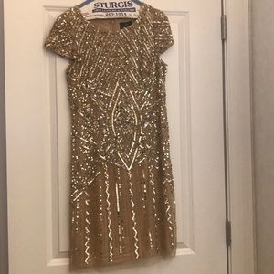 Sequin Knee Length Dress